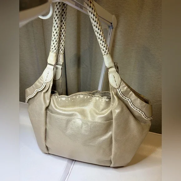 Brighton Cream Floral Embroidered Shoulder Bag - Picture 2 of 14